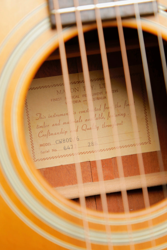 Maton CW80D Dreadnought Acoustic Guitar 1986 Pre-Owned