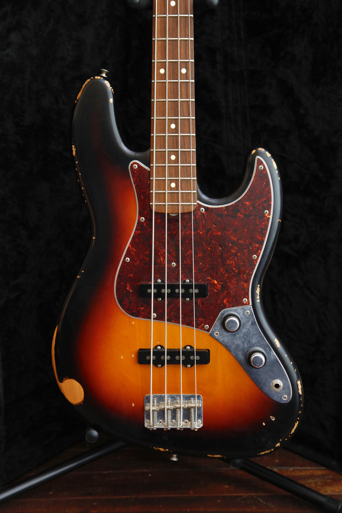 Fender 60th Anniversary Road Worn Jazz Bass Sunburst 2021 Pre-Owned