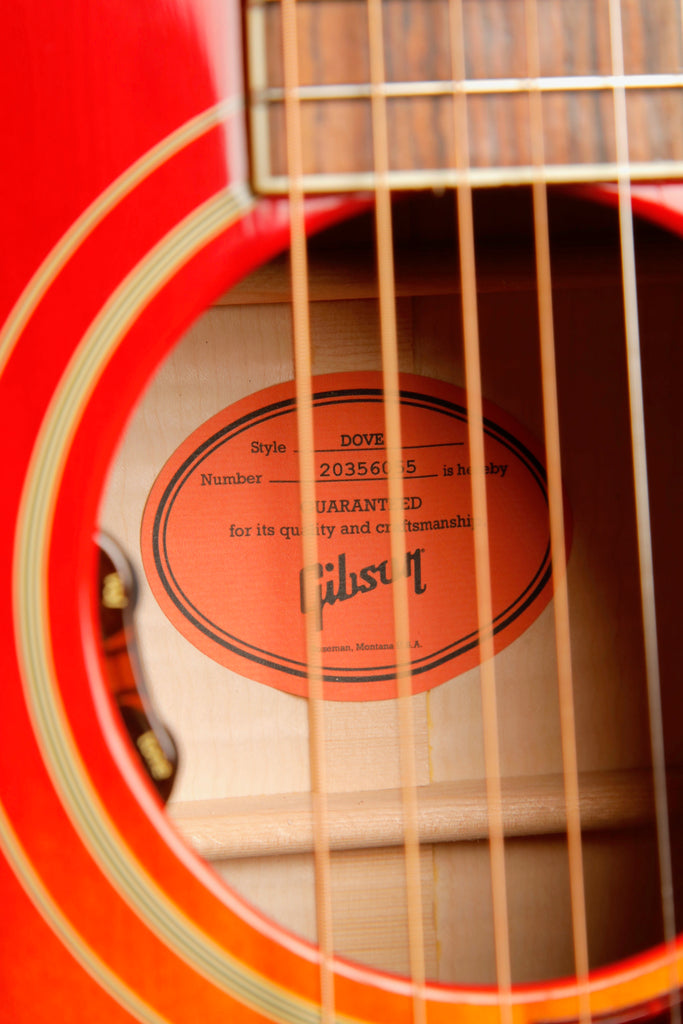 Gibson Dove Original Vintage Cherry Sunburst Acoustic-Electric Guitar