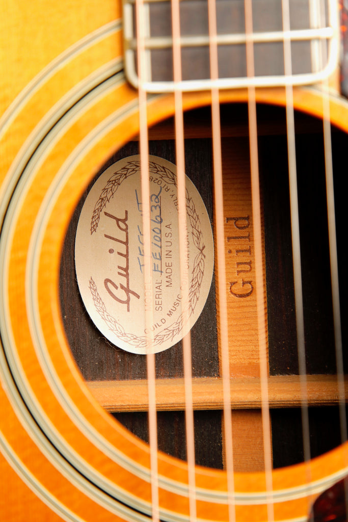 Guild JF-55 Jumbo Acoustic Spruce/Rosewood 1990 Made in USA Pre-Owned