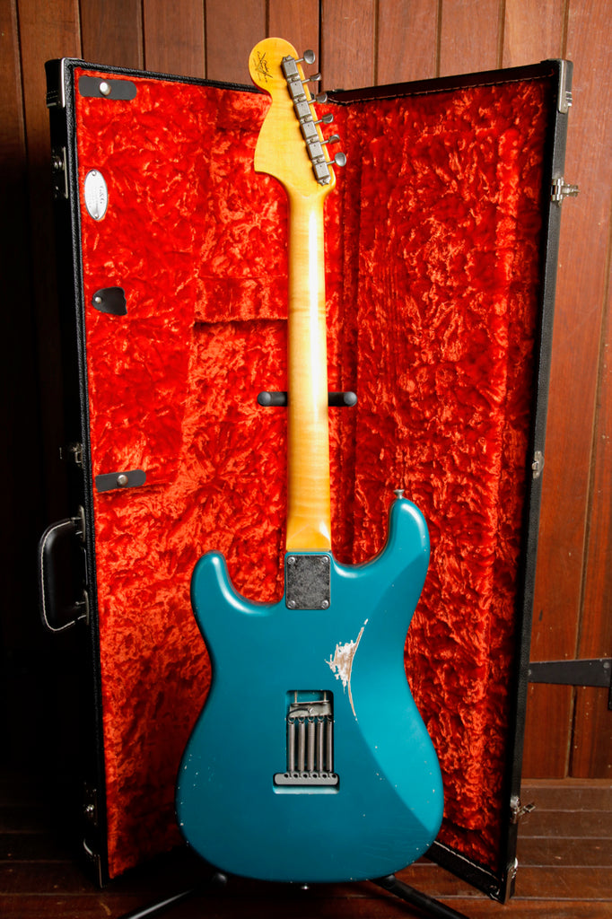 Fender Custom Shop 'Partscaster' Stratocaster Lake Placid Blue Relic Electric Guitar Pre-Owned
