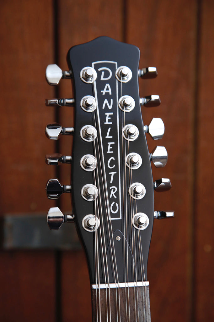 Danelectro '59 DC 12-String Electric Guitar Black Sparkle