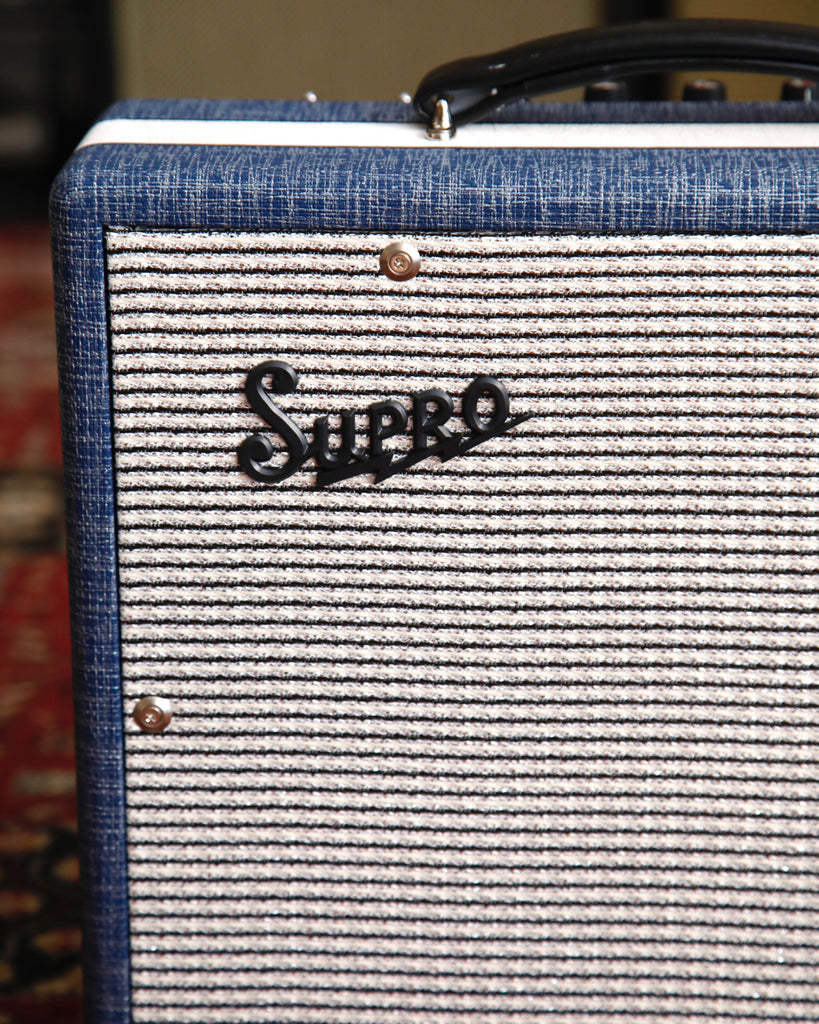 Supro Montauk 15-Watt 1x10" Valve Amplifier Blue Rhino