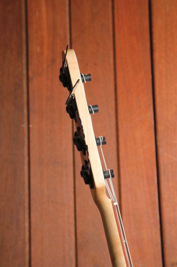 Fujigen FGN JMJ-ASH-DE-M Transparent White Flat Bass Guitar Pre-Owned