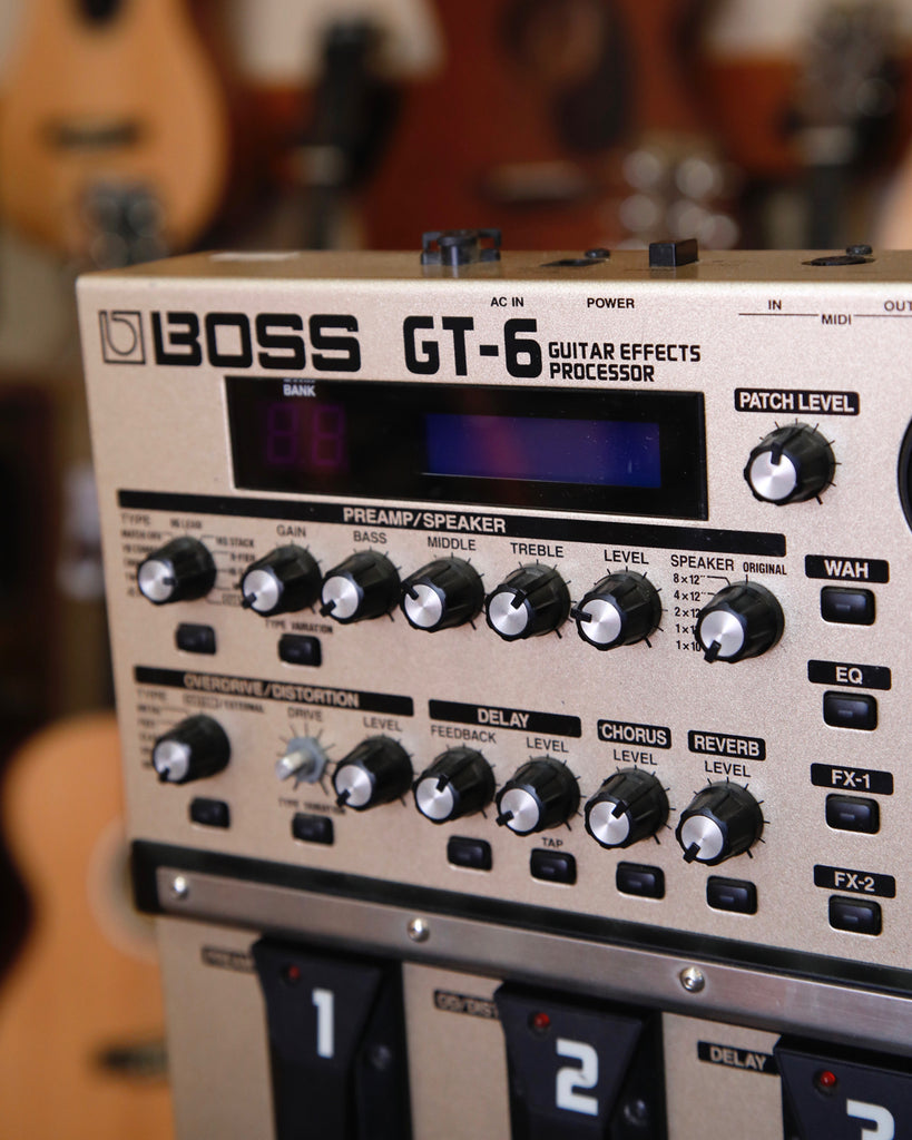 Boss GT-6 Guitar Effects Processor Multi-FX Pedal Pre-Owned