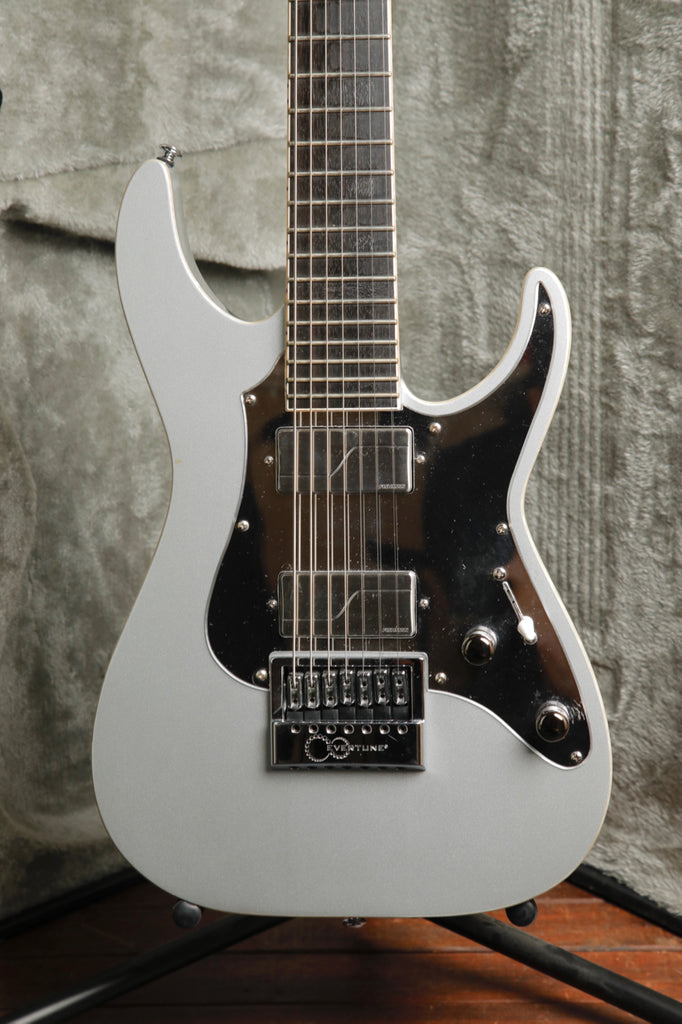 ESP LTD Ken Susi Signature M-7 Metallic Silver 7-String Electric Guitar Pre-Owned