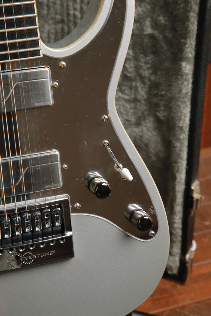 ESP LTD Ken Susi Signature M-7 Metallic Silver 7-String Electric Guitar Pre-Owned