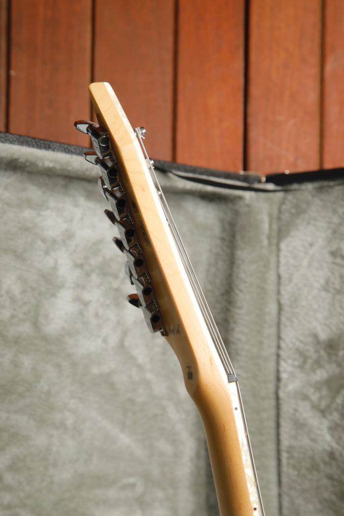 ESP LTD Ken Susi Signature M-7 Metallic Silver 7-String Electric Guitar Pre-Owned