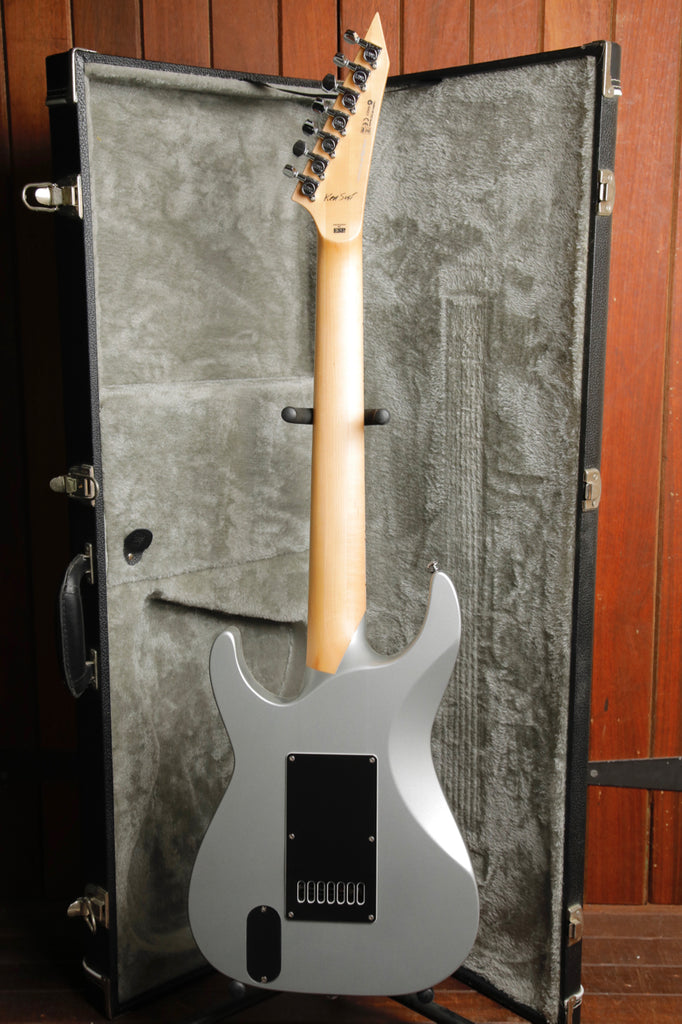 ESP LTD Ken Susi Signature M-7 Metallic Silver 7-String Electric Guitar Pre-Owned