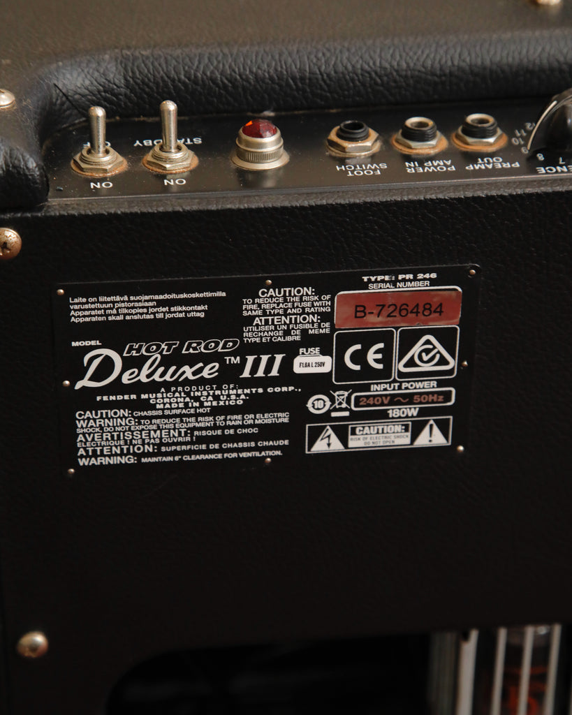 Fender Hot Rod Deluxe III 40w 1x12" Valve Combo Pre-Owned