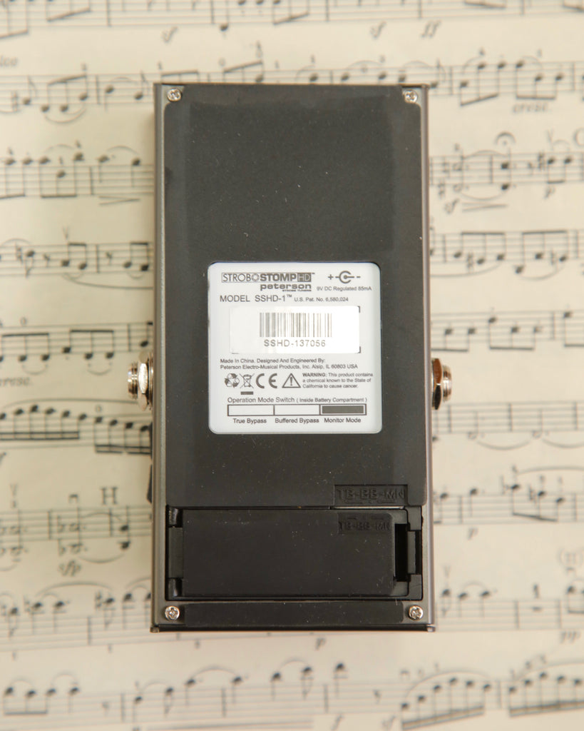 Peterson Strobo Stomp HD Tuner/Metronome Pedal Pre-Owned