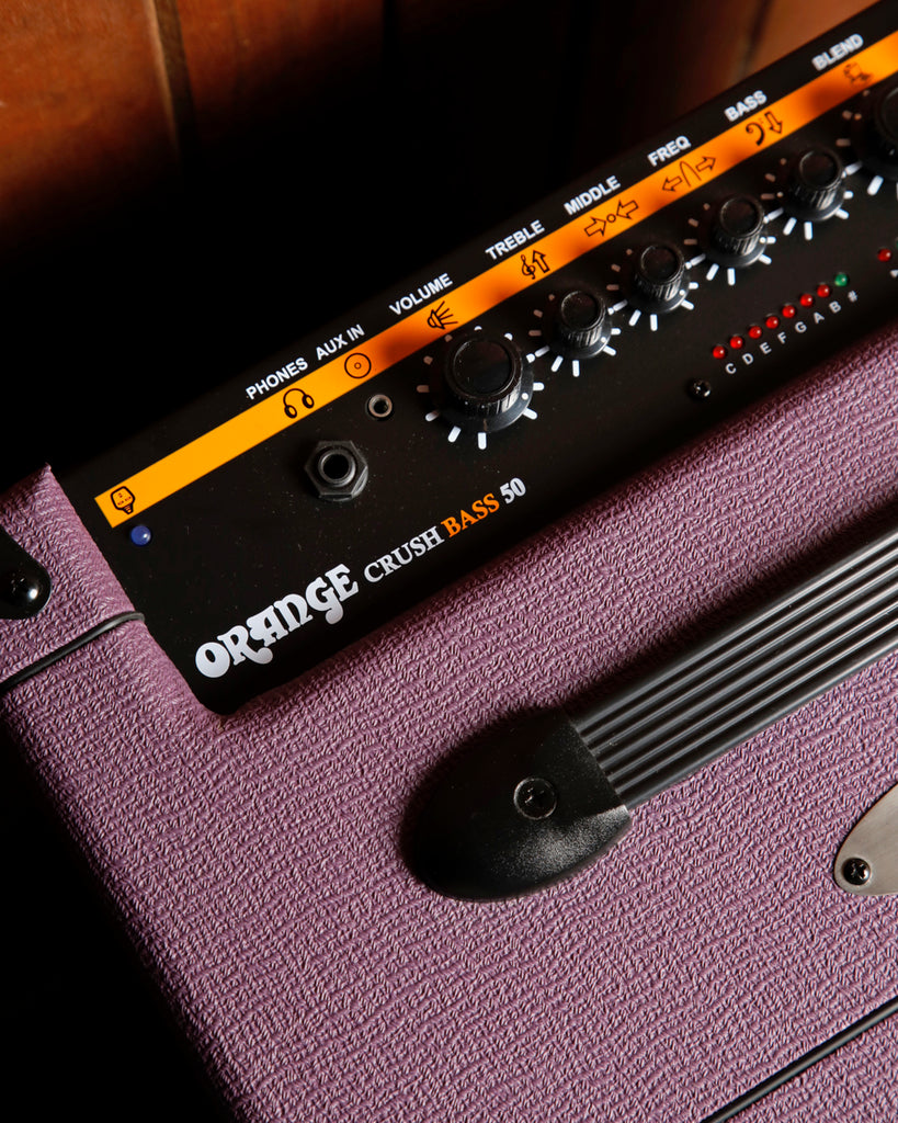 Orange Crush Bass 50 Glenn Hughes Limited Edition Purple Bass Amplifier Pre-Owned