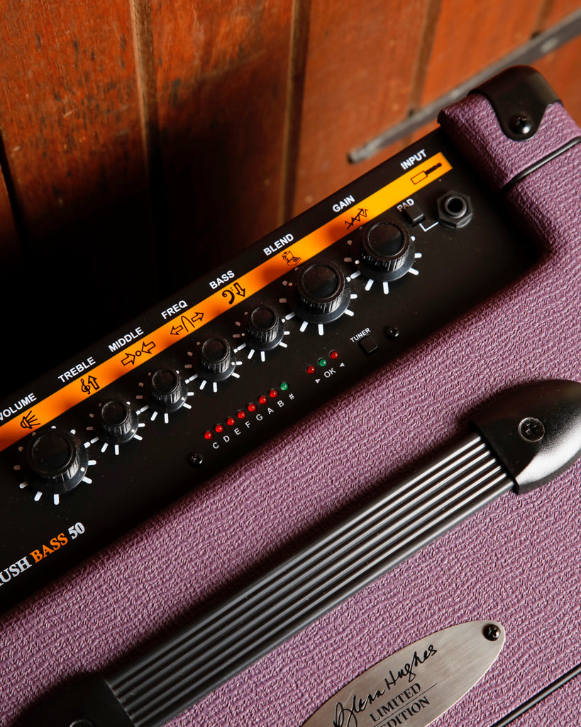 Orange Crush Bass 50 Glenn Hughes Limited Edition Purple Bass Amplifier Pre-Owned