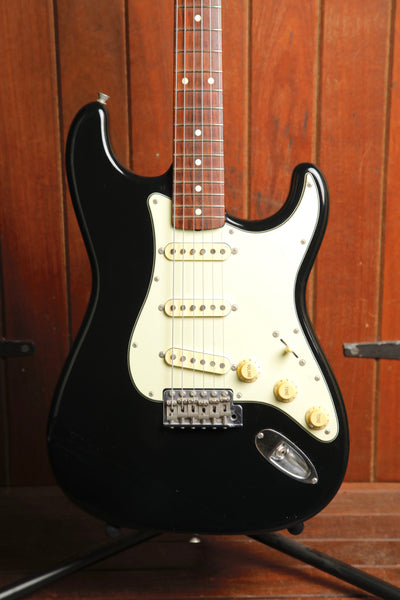 Fender ST-62A Stratocaster Reissue Black Electric Guitar 1997 Pre-Owned