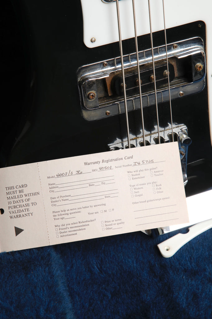 Rickenbacker 4003S Jetglo Electric Bass Guitar 1991 Pre-Owned