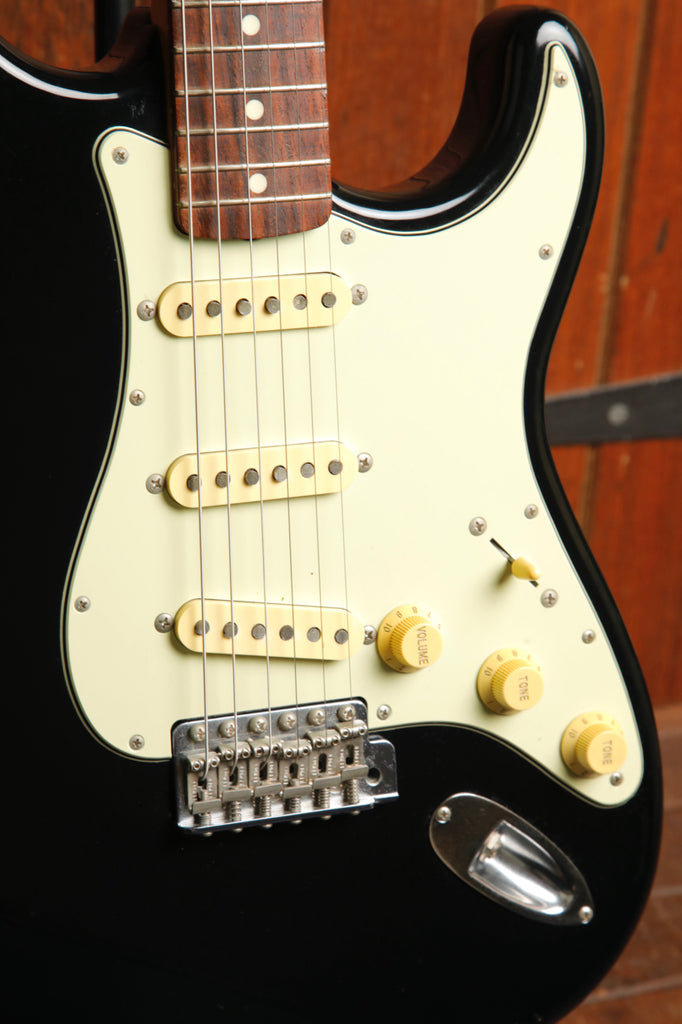 Fender ST-62A Stratocaster Reissue Black Electric Guitar 1997 Pre-Owned