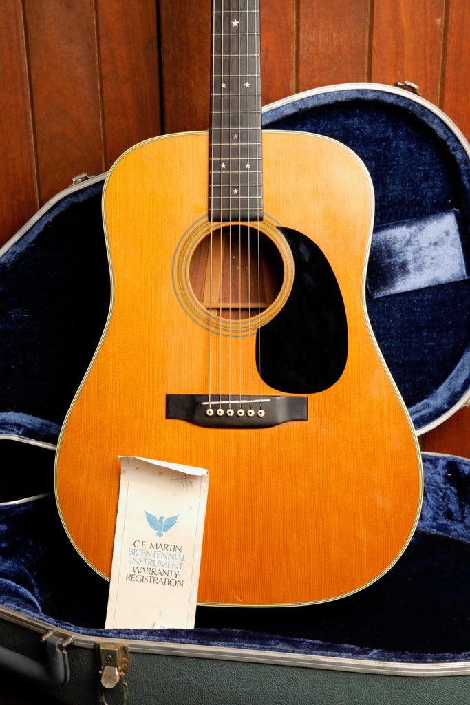 Martin D-76 Bicentennial Commemorative Limited Edition Acoustic Guitar 1976 Pre-Owned