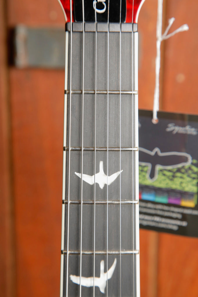 PRS Paul Reed Smith SE Custom 24-08 Quilt Charcoal Cherry Burst