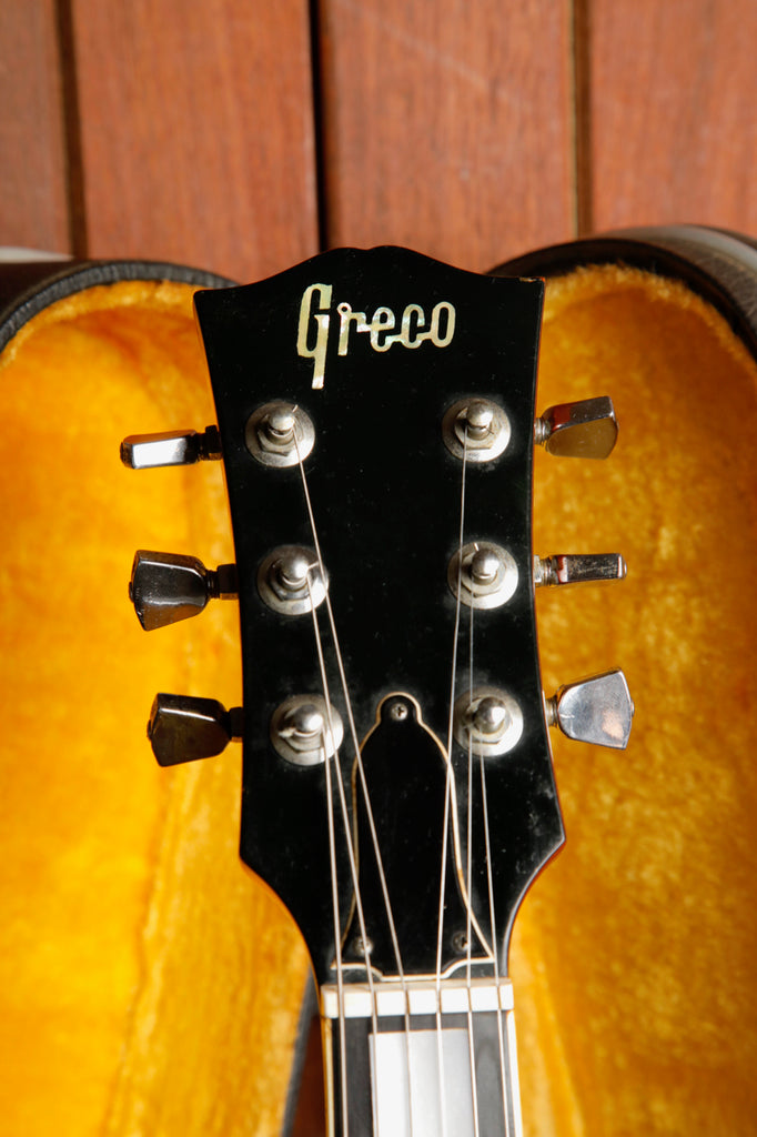 Greco SA-500 Cherry Sunburst Semi-Hollow Electric Guitar Made In Japan 1974 Pre-Owned