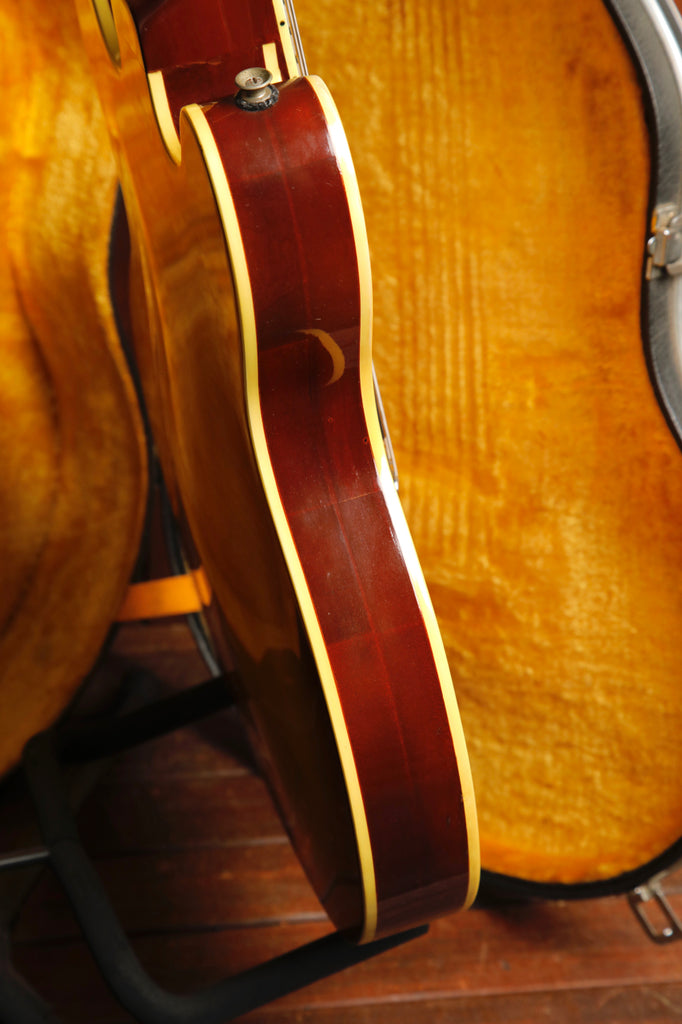 Greco SA-500 Cherry Sunburst Semi-Hollow Electric Guitar Made In Japan 1974 Pre-Owned