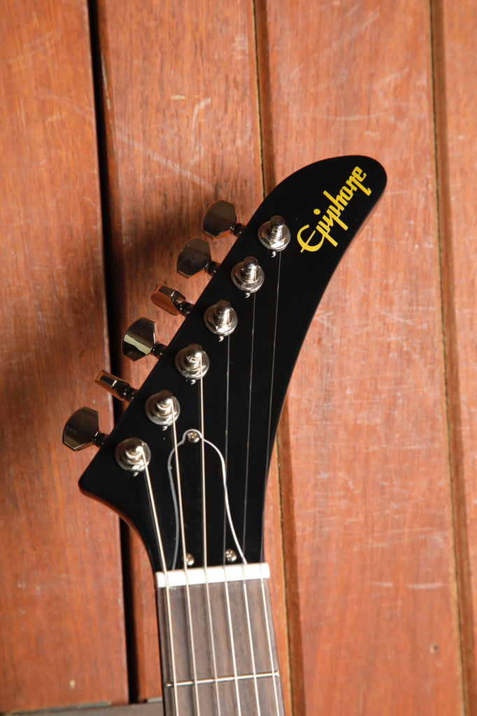 Epiphone Explorer 80s EMG Ebony Electric Guitar