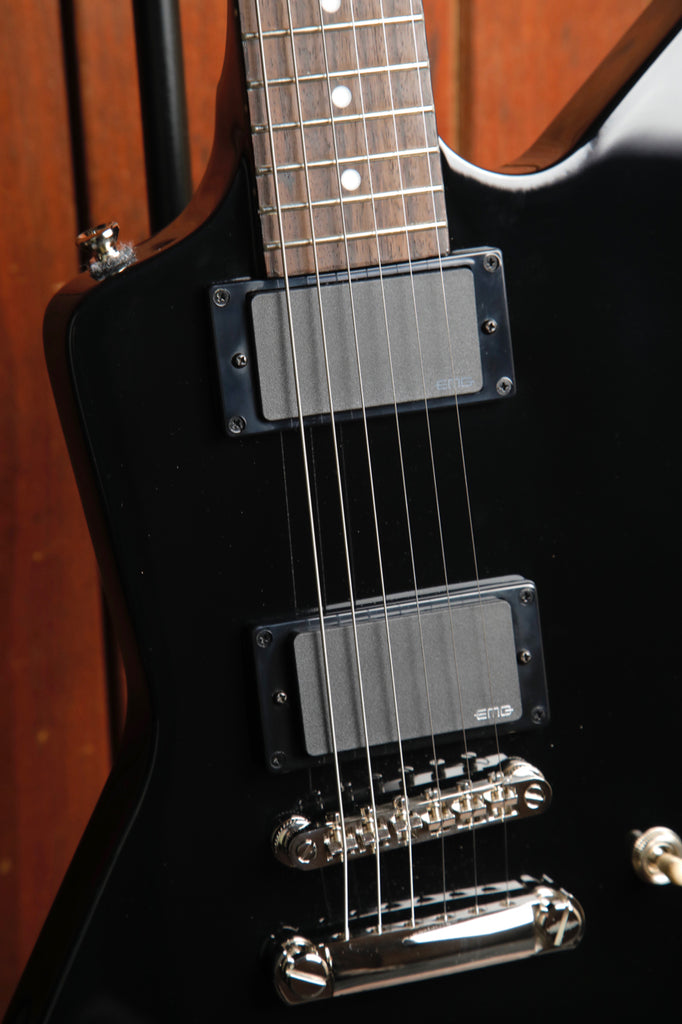 Epiphone Explorer 80s EMG Ebony Electric Guitar