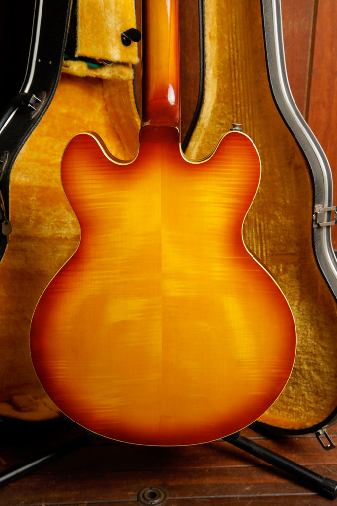 Greco SA-500 Cherry Sunburst Semi-Hollow Electric Guitar Made In Japan 1974 Pre-Owned