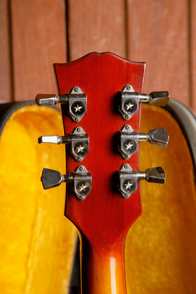 Greco SA-500 Cherry Sunburst Semi-Hollow Electric Guitar Made In Japan 1974 Pre-Owned