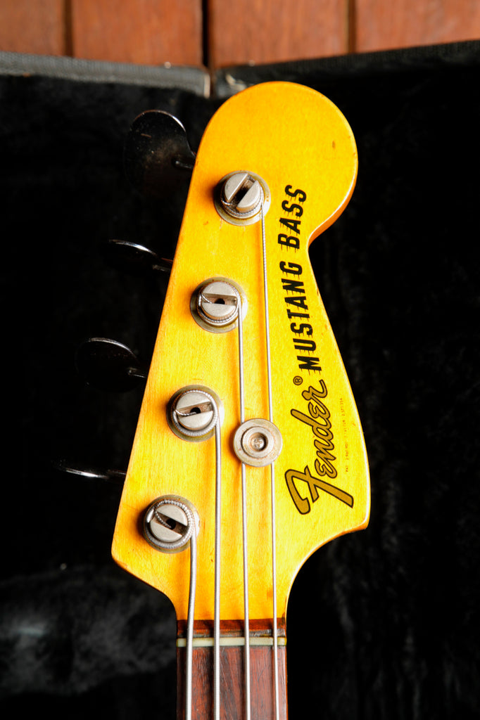 Fender Mustang Bass Guitar Torino Red Vintage 1966 Pre-Owned