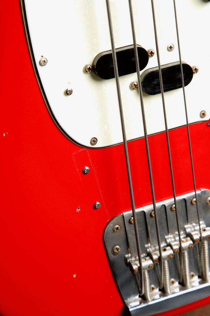 Fender Mustang Bass Guitar Torino Red Vintage 1966 Pre-Owned