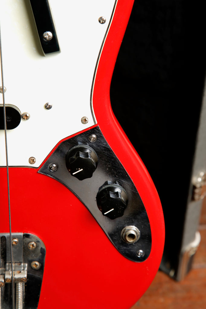 Fender Mustang Bass Guitar Torino Red Vintage 1966 Pre-Owned