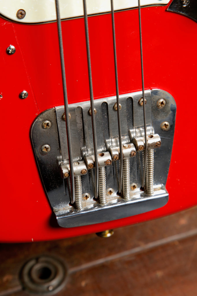 Fender Mustang Bass Guitar Torino Red Vintage 1966 Pre-Owned