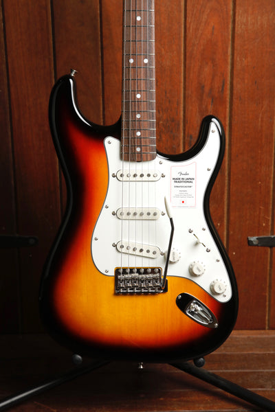 Fender Made in Japan Traditional Late '60s Stratocaster 3-Colour Sunburst Electric Guitar