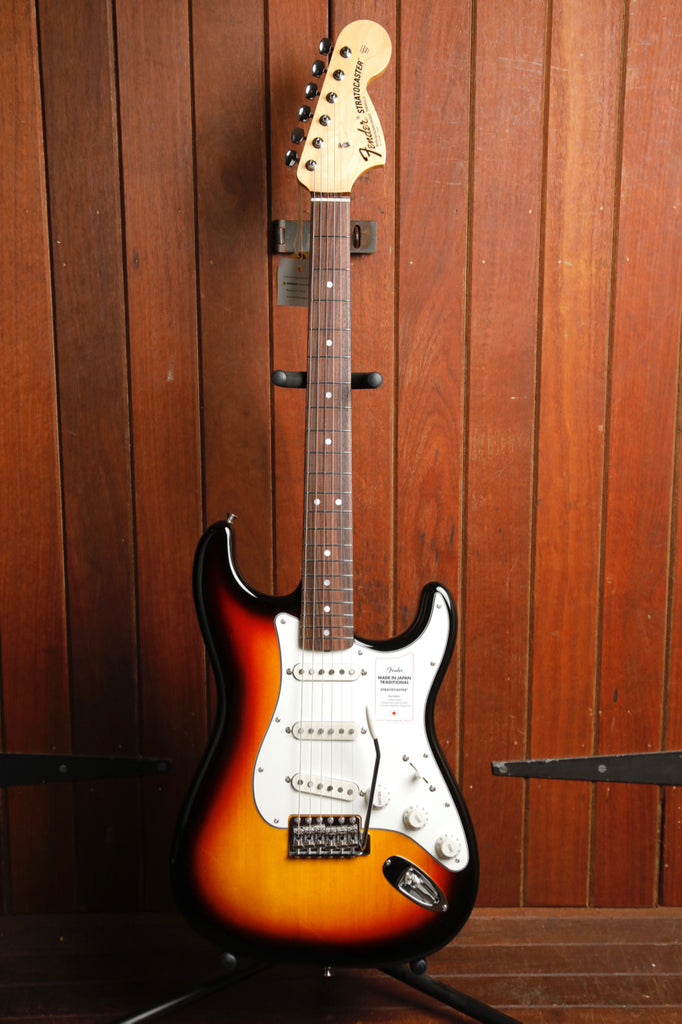 Fender Made in Japan Traditional Late '60s Stratocaster 3-Colour Sunburst Electric Guitar