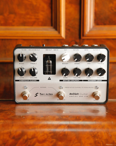 Two Notes ReVolt Guitar Analog Amp Sim Pedal Pre-Owned