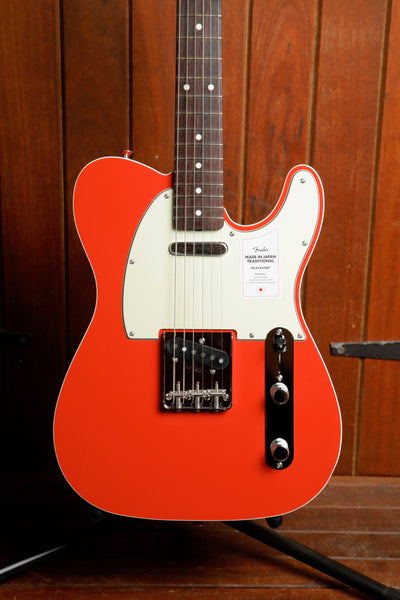 Fender Made in Japan Traditional '60s Telecaster Custom Fiesta Red Electric Guitar