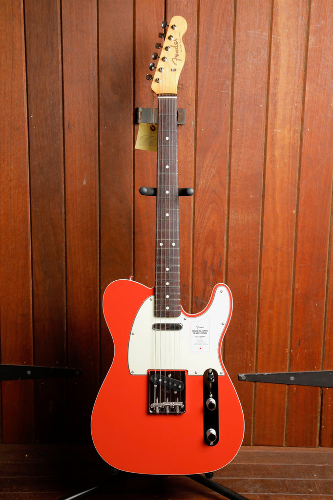 Fender Made in Japan Traditional '60s Telecaster Custom Fiesta Red Electric Guitar