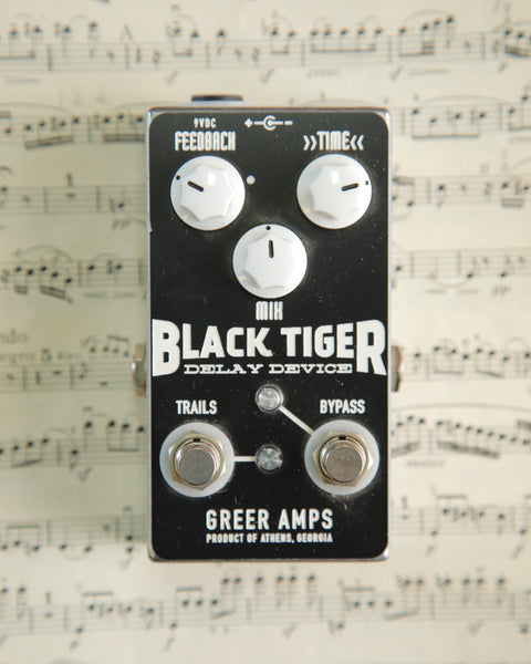 Greer Amplification Black Tiger Delay Device Pedal Pre-Owned