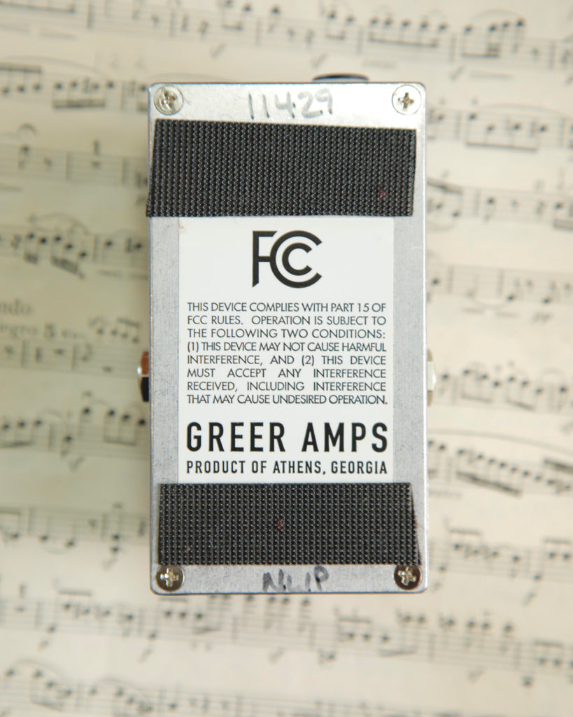 Greer Amplification Black Tiger Delay Device Pedal Pre-Owned