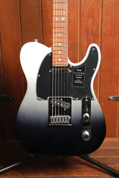Fender Player Plus Telecaster Silver Smoke Electric Guitar Pre-Owned