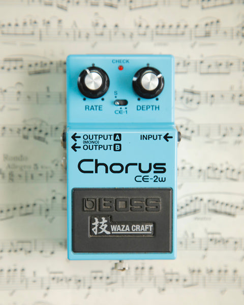 Boss CE-2W Chorus Pedal Waza Craft Pre-Owned