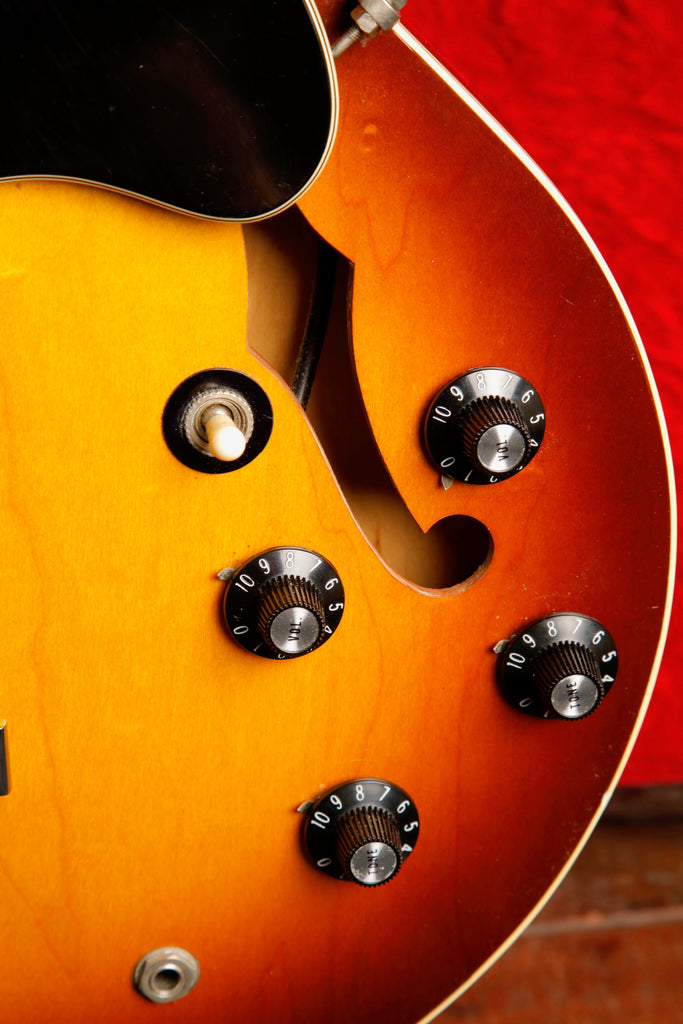Gibson ES-335TD Vintage '71/'72 Semi-Hollow Sunburst Electric Guitar Pre-Owned
