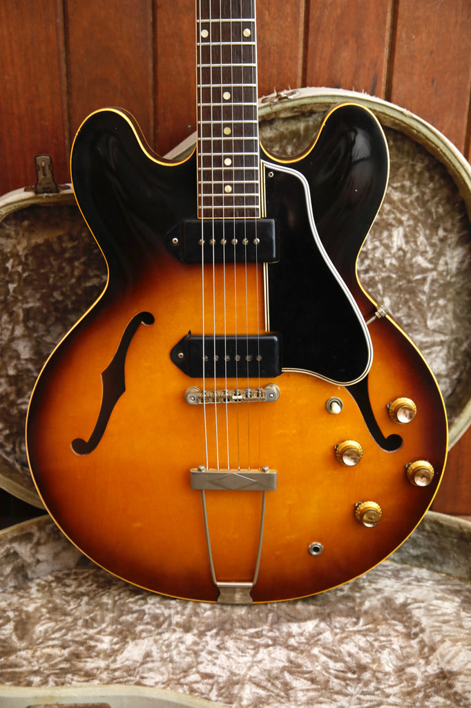 Gibson ES-330 Sunburst Hollowbody Electric Guitar Vintage 1961 Pre-Owned