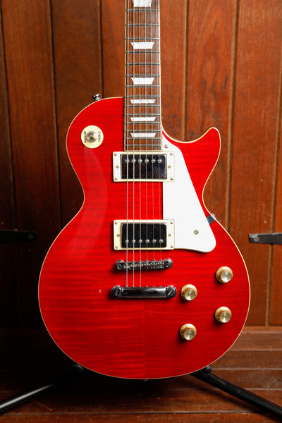 Epiphone Les Paul Standard Plus Top Cherry Red Electric Guitar 2004 Pre-Owned