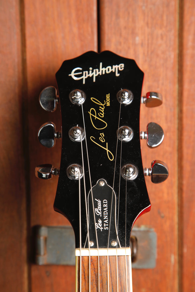Epiphone Les Paul Standard Plus Top Cherry Red Electric Guitar 2004 Pre-Owned