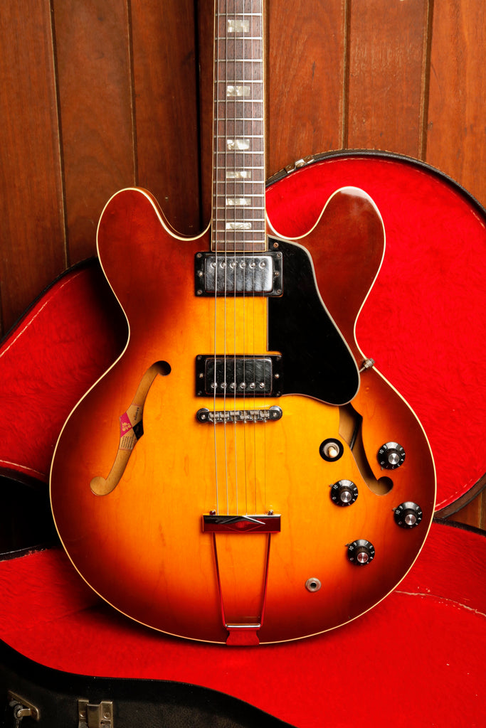 Gibson ES-335TD Vintage '71/'72 Semi-Hollow Sunburst Electric Guitar Pre-Owned