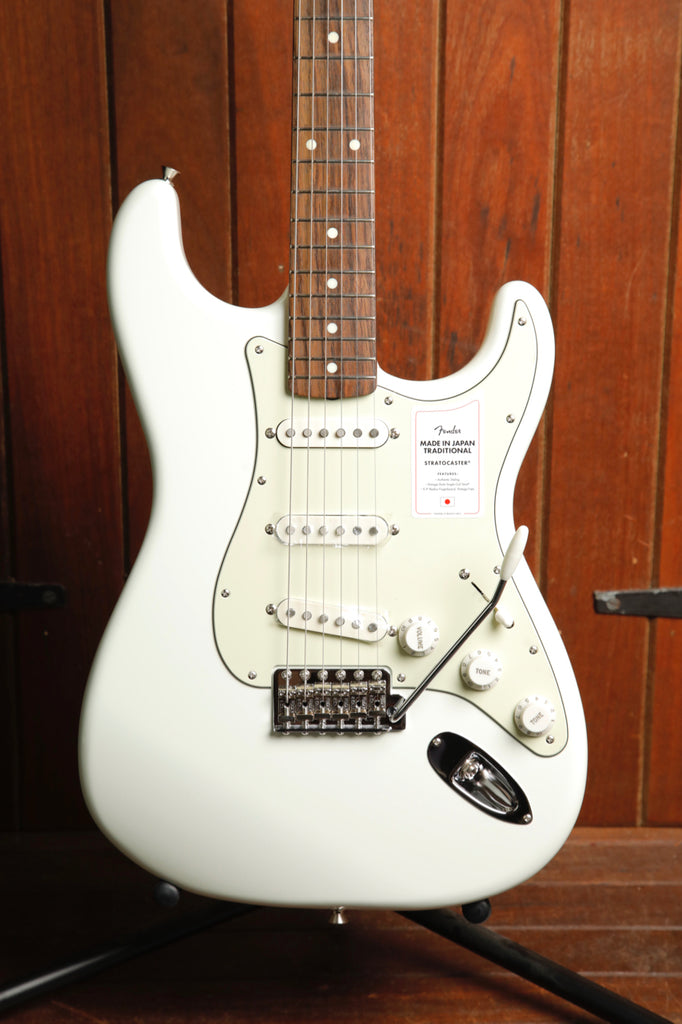 Fender Made in Japan Traditional '60s Stratocaster Olympic White Electric Guitar