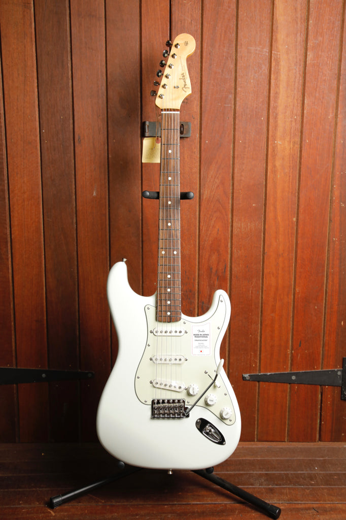 Fender Made in Japan Traditional '60s Stratocaster Olympic White Electric Guitar