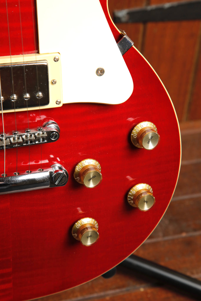 Epiphone Les Paul Standard Plus Top Cherry Red Electric Guitar 2004 Pre-Owned