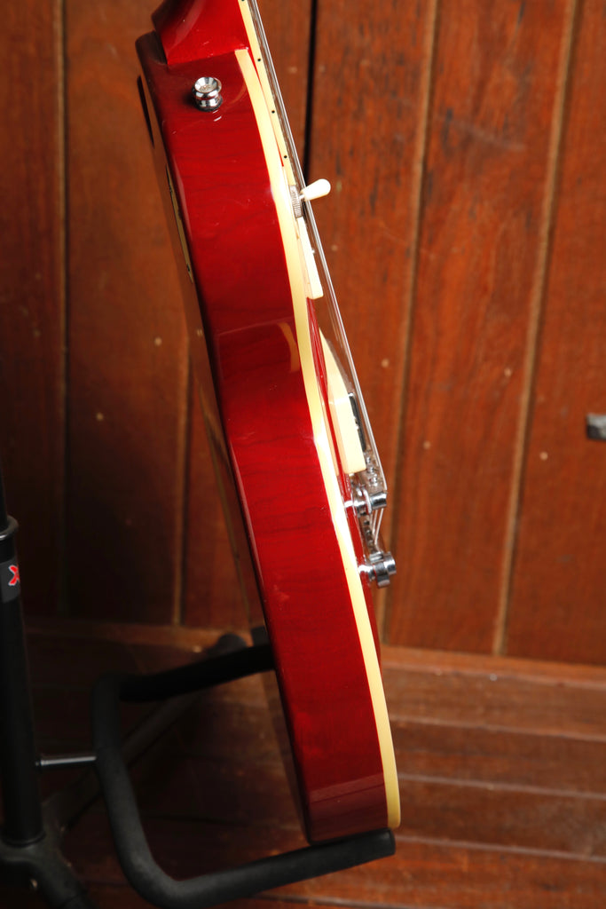 Epiphone Les Paul Standard Plus Top Cherry Red Electric Guitar 2004 Pre-Owned